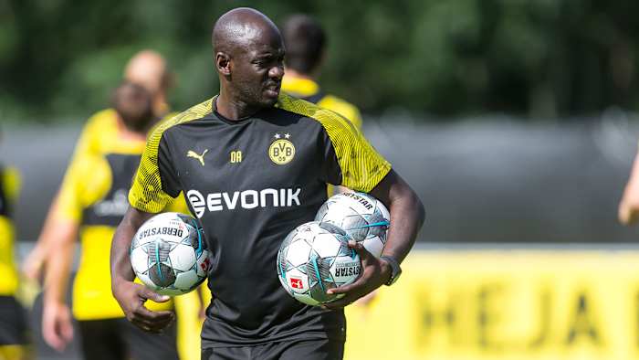 Dortmund assistant coach Otto Addo